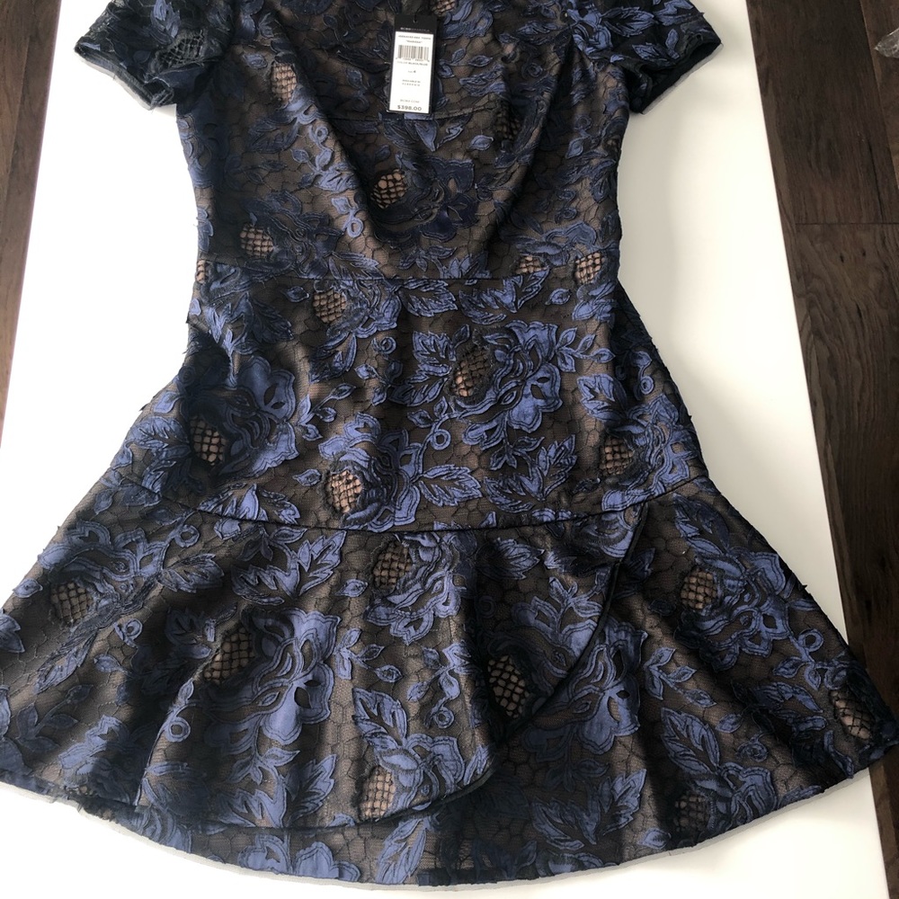 NWT BCBG BLUE/BLACK “Marissa” dress - Picture 2 of 9